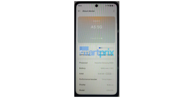 Oppo A5 5G se lanzará pronto en India Oppo A5 5G se lanzará pronto en India