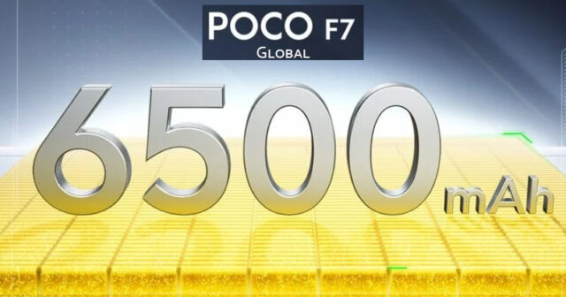 Poco F7 Global con batería más pequeña que su edición india