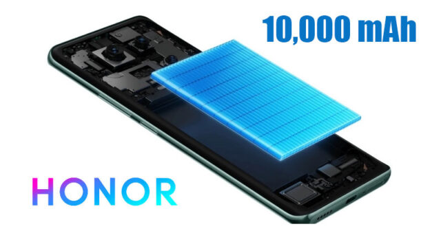 Honor estaría trabajando en un móvil con batería de 10,000 mAh Honor estaría trabajando en un móvil con batería de 10,000 mAh