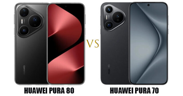 Huawei Pura 80 vs Huawei Pura 70