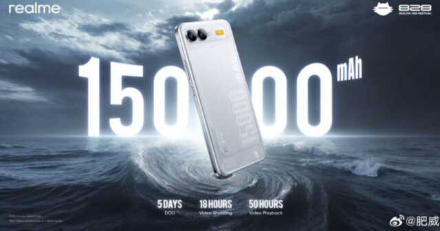 Realme presenta un prototipo de smartphone con asombrosa batería de 15,000 mAh