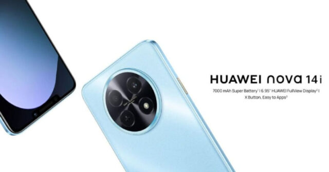 Huawei Nova 14i se lanza con procesador Snapdragon y batería de 7000 mAh