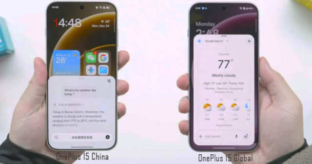 OnePlus 15 global: ¿cuál es la diferencia REAL con la versión china?