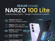 Se filtran las especificaciones y precio del Realme Narzo 100 Lite 5G antes de su lanzamiento Se filtran las especificaciones y precio del Realme Narzo 100 Lite 5G antes de su lanzamiento