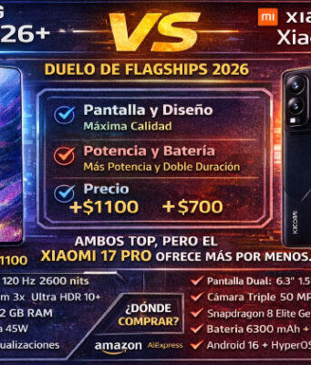 Samsung Galaxy S26+ Vs Xiaomi 17 Pro: ¿cuál es el mejor flagship del 2026? Samsung Galaxy S26+ Vs Xiaomi 17 Pro: ¿cuál es el mejor flagship del 2026?