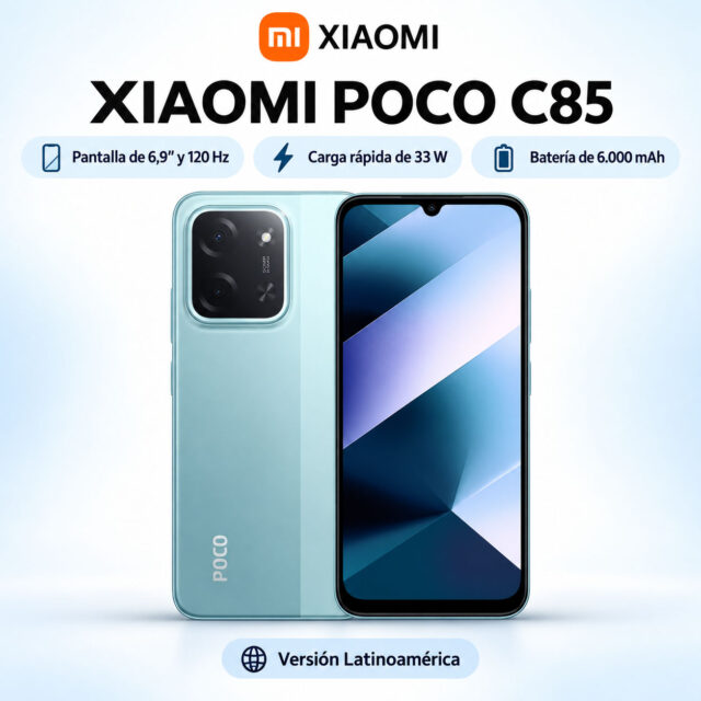 Xiaomi POCO C85: autonomía y pantalla grande a precio accesible Xiaomi POCO C85: autonomía y pantalla grande a precio accesible